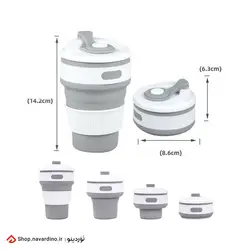 ماگ تاشو سیلیکونی COFFEE CUP 350ML - نَوَردینو مارکت