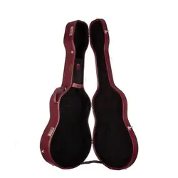 خرید هاردکیس گیتار کلاسیک چرم و چوب رمزدار سایز 4/4 آکبند - دنیای ساز