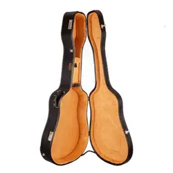 خرید هاردکیس گیتار کلاسیک چرم و چوب رمزدار سایز 4/4 آکبند - دنیای ساز
