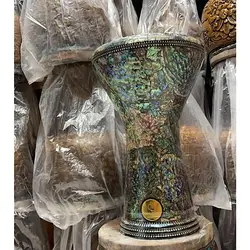 خرید تمپو جوهرالفن سه لبه 24 رنگ صدف اصل مصری با مهر طلایی حک شده در بدنه آکبند - دنیای ساز