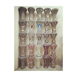 خرید تمپو جوهرالفن سه لبه 24 رنگ صدف اصل مصری با مهر طلایی حک شده در بدنه آکبند - دنیای ساز