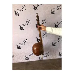 خرید کمانچه حرفه ای 12 ترک دسته استخوان ساز و نقش آکبند - دنیای ساز