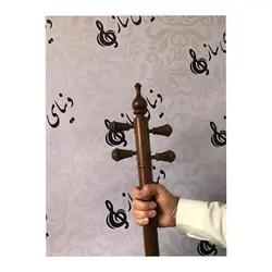 خرید کمانچه حرفه ای 12 ترک دسته استخوان ساز و نقش آکبند - دنیای ساز