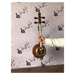 خرید کمانچه حرفه ای 12 ترک دسته استخوان ساز و نقش آکبند - دنیای ساز