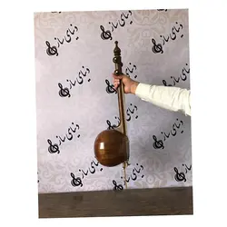 خرید کمانچه حرفه ای 24 ترک دسته استخوان ساز و نقش آکبند - دنیای ساز