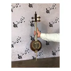 خرید کمانچه حرفه ای 24 ترک دسته استخوان ساز و نقش آکبند - دنیای ساز