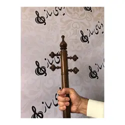 خرید کمانچه حرفه ای 24 ترک دسته استخوان ساز و نقش آکبند - دنیای ساز