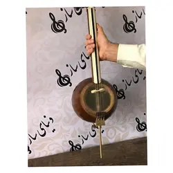 خرید کمانچه حرفه ای 24 ترک دسته استخوان ساز و نقش آکبند - دنیای ساز