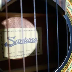 خرید گیتار سانتانا Santana مشکی مدل CG010BK در حد آکبند - دنیای ساز