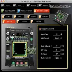 خرید سینتی سایزر کرگ KORG KAOSSILATOR PRO کارکرده تمیز بدون کارتن - دنیای ساز