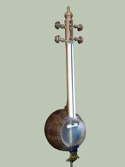 خرید کمانچه عطا بحیرایی 24 ترک گردو فردار دسته استخوان K 2 آکبند - دنیای ساز