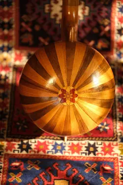 خرید کمانچه کاسه ترکه ای طرح شمسه ماچنگی آکبند - دنیای ساز