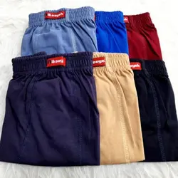 شورت مردانه پادار پنبه نیکویه کش لیفه اعلا سایز XXL (رنگ آبی نفتی)