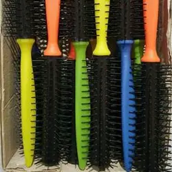 برس پیج پلاستیکی سوزن درشت دسته رنگی