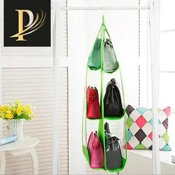 آویز کیف داخل کمد 3 طبقه مای هوم رنگ طوسی