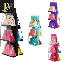 آویز کیف داخل کمد 3 طبقه مای هوم رنگ طوسی