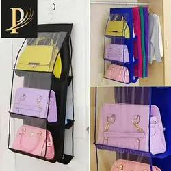 آویز کیف داخل کمد 3 طبقه مای هوم رنگ طوسی