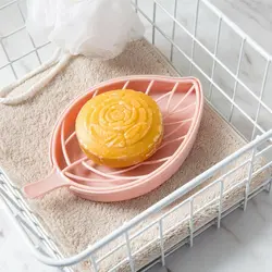 جاصابونی دو رنگ طرح برگ