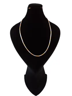 زنجیر برند ژوپینگ اصل طرح دو رنگ طلایی و نقره ای سایز 45 با روکش قوی طلا