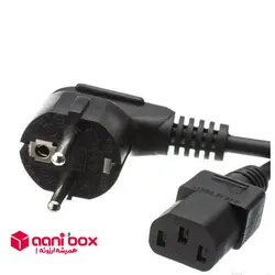 کابل برق سه پین منبع تغذیه کامپیوتر 1.5 متری - آنی باکس