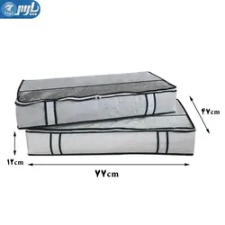 کاور پتو و لباس زیر تختی