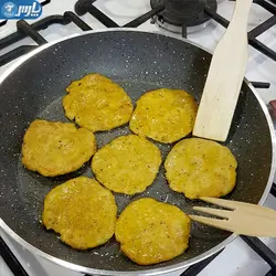 ست کفگیر ملاقه چوبی سپیدار