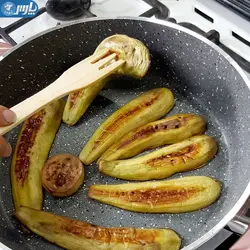 ست کفگیر ملاقه چوبی سپیدار