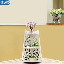 شلف کنج حمام سه طبقه