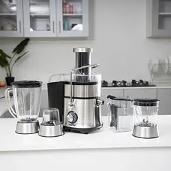 آبمیوه گیری چهارکاره جی پاس مدل GSB5451
Geepas GSB5451 4-in-1 Juicer &amp; Blender