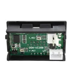 ماژول ولتمتر و آمپرمتر روپانلی دورنگ 100V/10A DC به همراه شنت