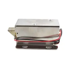 قفل الکترونیکی درب 12 ولتی مدل زبانه ای بزرگ سایز 53X23X28mm