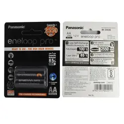 باتری قلمی قابل شارژ  کارتی 2 عددی پاناسونیک Panasonic Eneloop Pro
