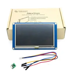 نمایشگر 4.3 اینچی فول کالر تاچ Nextion HMI مدل NX4827T043 دارای ارتباط سریال