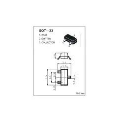 ترانزیستور S8050 پکیج SMD
