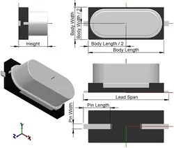 کریستال 8MHz SMD پکیج HC-49USM اورجینال