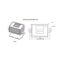 ماژول ترموستات دیجیتال دما 24ولت XH-W3001