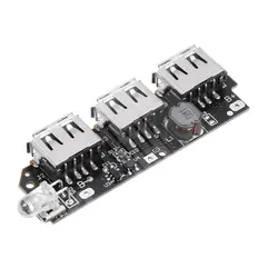 ماژول پاور بانک دارای 3 خروجی  5V 2.1A , 3A USB