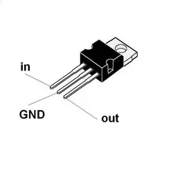 رگولاتور ولتاژ 7805 پکیج TO-220