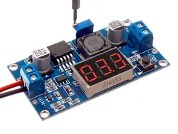 ماژول تغذیه کاهنده LM2596 با نمایشگر و جریان 3A