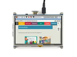 نمایشگر 5 اینچی همراه با تاچ مقاومتی دارای ورودی HDMI اورجینال