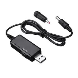 کابل USB افزاینده ولتاژ 5 به 9 و 12 ولت با نمایشگر