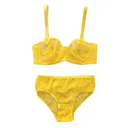 ست شورت و سوتین توری فنردار طرح قلب کد HP-US403 - هماپوش