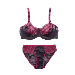 ست شورت و سوتین توری گیپور فنردار کد HP-US401 - هماپوش