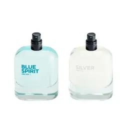 ست عطر و ادکلن مردانه زارا مدل Silver + Blue Spirit حجم 80 میل