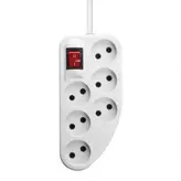 رابط شش خانه برق کلاسیک با کابل 1.5 متری