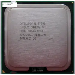 پردازنده مرکزی اینتل سری Wolfdale مدل E7500