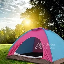 چادر کمپ 6 نفره عصایی (خواب سه نفر به همراه وسایل)