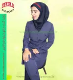 مانتو شلوار اداری دیپلمات یقه هفت کد ۱۱۹