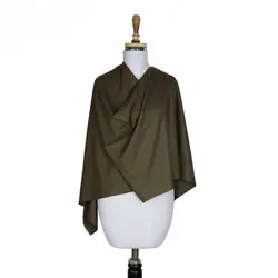 پارچه لانا سبز تیره ساده 1