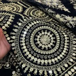 مخمل سوزندوزی حاشیه دار هندی